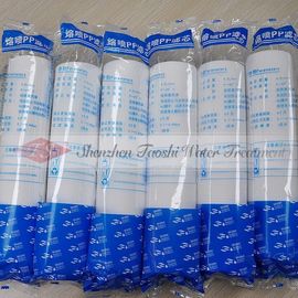 کارتریج تصفیه خانه کل کارخانجات نصب شده، 10 اینچ فیلتر کارتریج ذوب PP مواد خالی تامین کننده